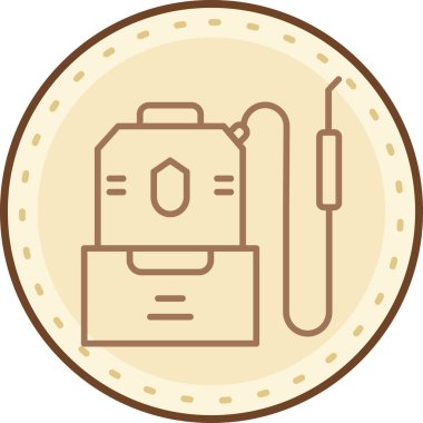 Kamera. Web simgesi basit illüstrasyon