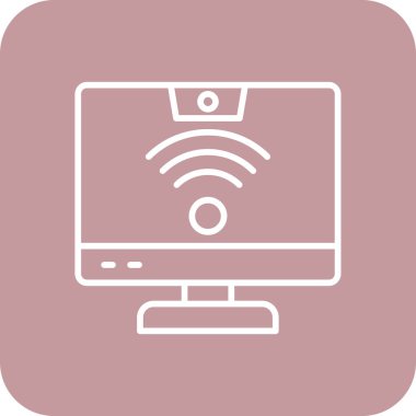 wifi internet vektör simgesi modern illüstrasyon