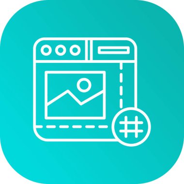 vektör uygulama simgesi illüstrasyonu