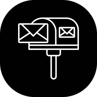 e- posta simgesi vektör illüstrasyonu