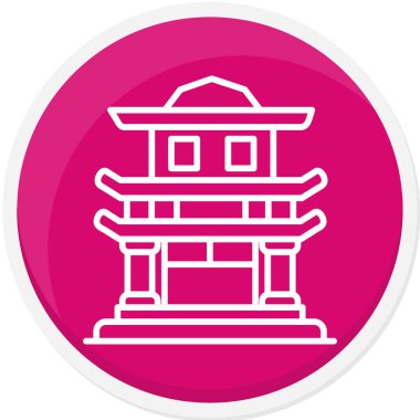 Modern simgenin vektör illüstrasyonu