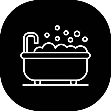 Vektör küveti simgesi