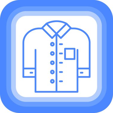 Kıyafetler. Web simgesi basit illüstrasyon