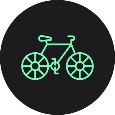 bisiklet ikonu vektör illüstrasyonu