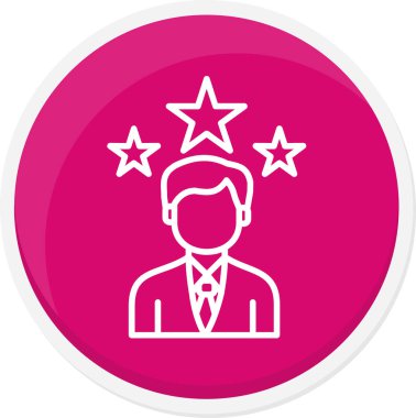 İş adamları. Basit resimleme