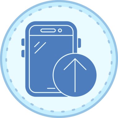 cep telefonu ikonu vektör illüstrasyonu