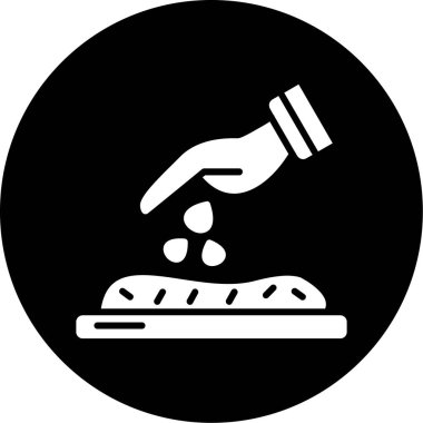 Gıda simgesinin vektör illüstrasyonu