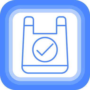 Simge, vektör illüstrasyonu basit ya da modern biçimi işaretle