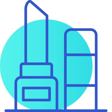 Mobilya simgesinin vektör illüstrasyonu