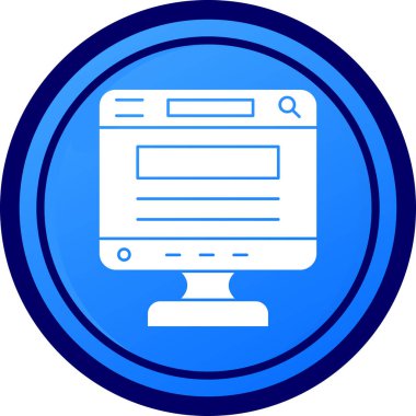 tarayıcı pencere simgesi. vektör illüstrasyonu