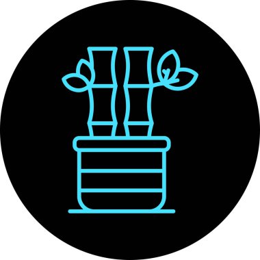 bitki simgesi vektör illüstrasyonu