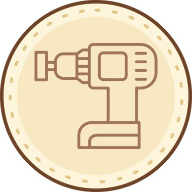 Bir araba tamir simgesinin vektör çizimi