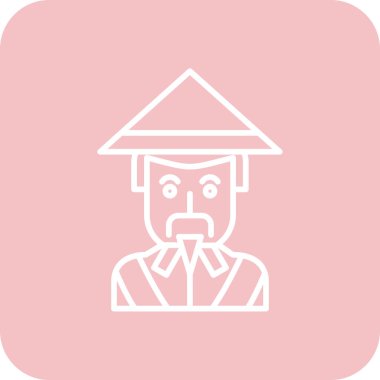 Maskeli bir adamın vektör çizimi