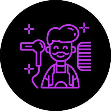 Bir kadın ve erkeğin vektör çizimi