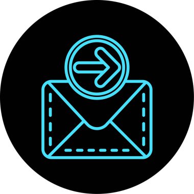 e- posta simgesi vektör illüstrasyon tasarımı