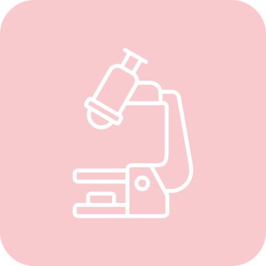 Mikroskop web simge vektör çizim