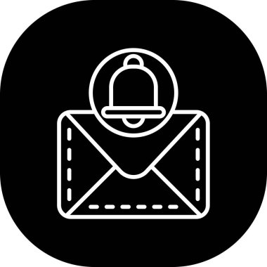 Vektör E- posta simgesi illüstrasyonu