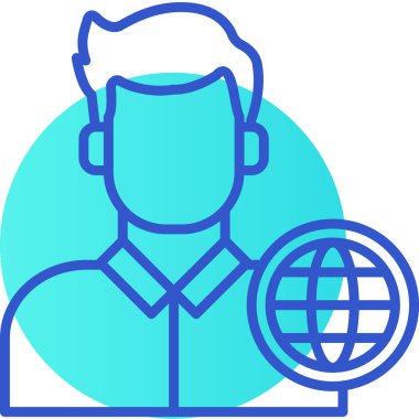 vektör içinde avatar adam simgesi