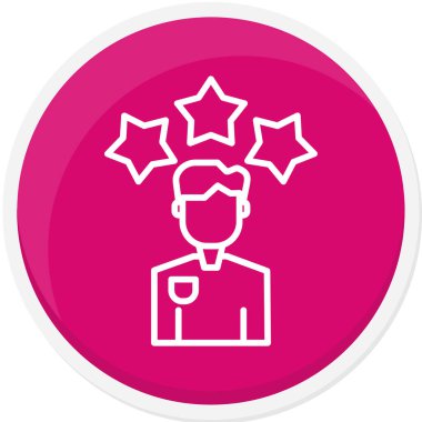 Vektör illüstrasyonu, simge ögesi biçimi