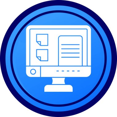 izleyici ikon vektör illüstrasyonu