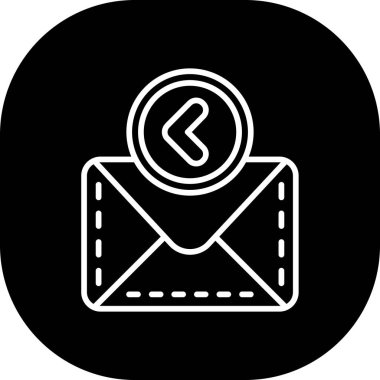 Vektör E- posta simgesi illüstrasyonu