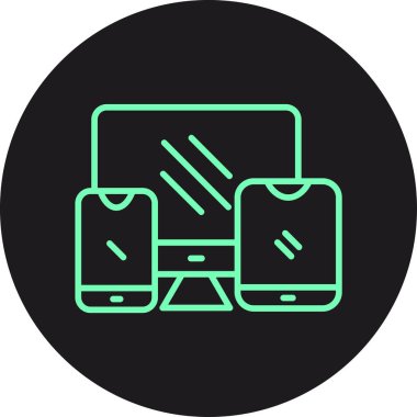 seo modern simgesinin vektör illüstrasyonu