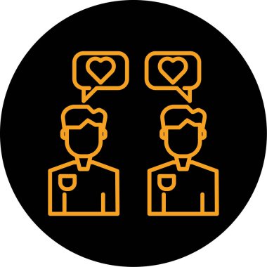 İnsan simgesinin vektör illüstrasyonu