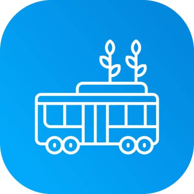 tren vektör simgesi modern basit illüstrasyon