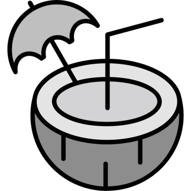 Yemek. Web simgesi basit illüstrasyon