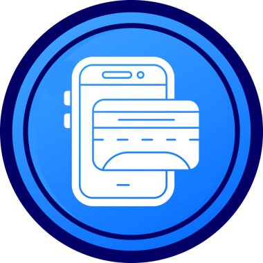 cep telefonu simgesi. Web için mobil vektör simgelerinin özet çizimi