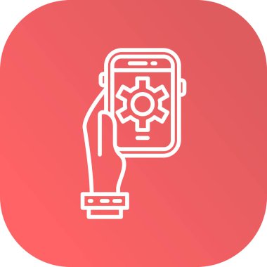 Ayarlama. Web simgesi basit illüstrasyon