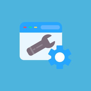 Vektör çizimi. seo modern simge