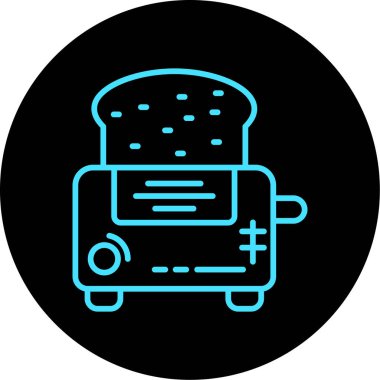 Vektör yiyecek ve sağlık simgesi