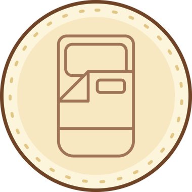 Modern b 'nin vektör illüstrasyonu eksik simgesi