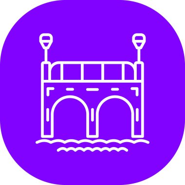 Modern yapı simgesinin vektör illüstrasyonu