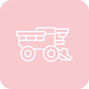 Bir çiftlik simgesinin vektör illüstrasyonu