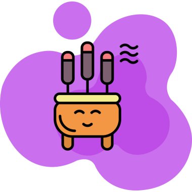 Beyin. Web simgesi basit illüstrasyon