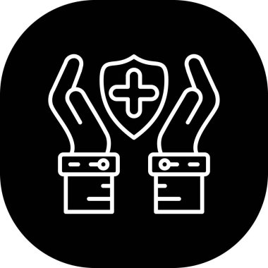 İlk yardım kiti simgesi, vektör illüstrasyonu