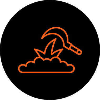 Bir simgenin vektör illüstrasyonu