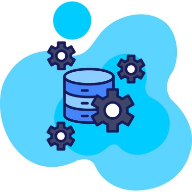 veritabanı sunucu simgesi - taslak biçimi