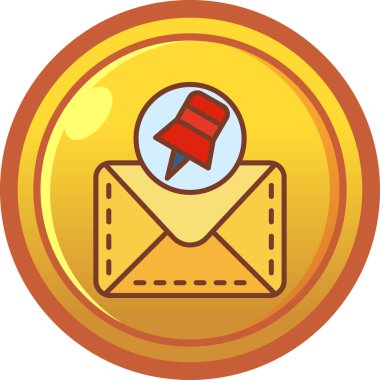 Zarf posta vektör simgesi