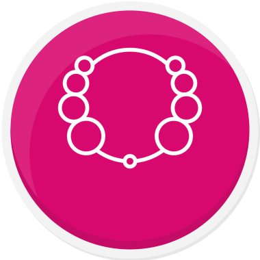 Yuvarlak düğmenin vektör çizimi