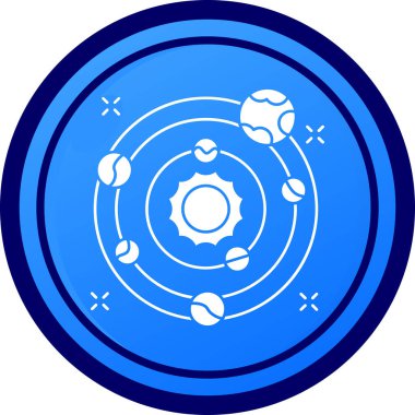 Güzel Hedef vektör satırı simgesi