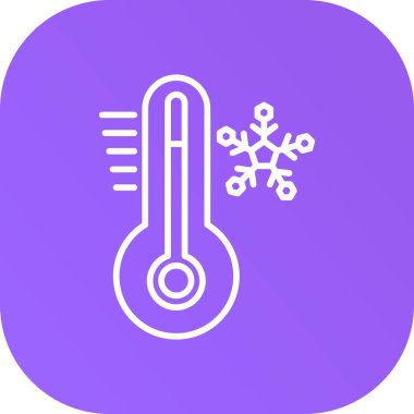 termometre simgesi vektör illüstrasyonu