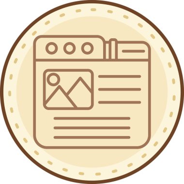 seo modern simgesinin vektör illüstrasyonu