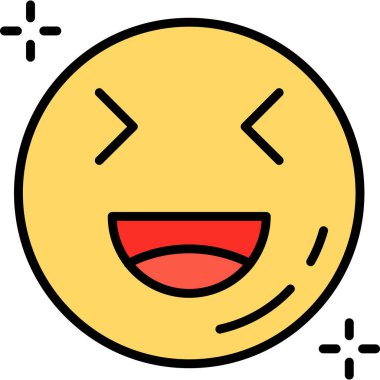 Mutlu emoji ifade simgesi, özet biçimi