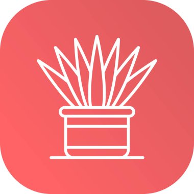 bitki simgesi vektör illüstrasyonu