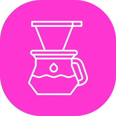 kahve ikonu vektör illüstrasyonu