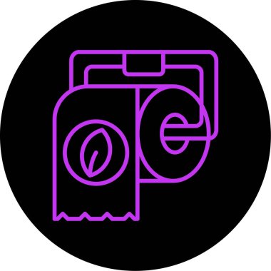 Benzersiz Kamera Vektörü Kabartma Simgesi