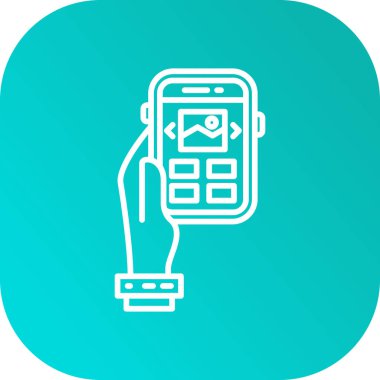 seo modern simgesinin vektör illüstrasyonu